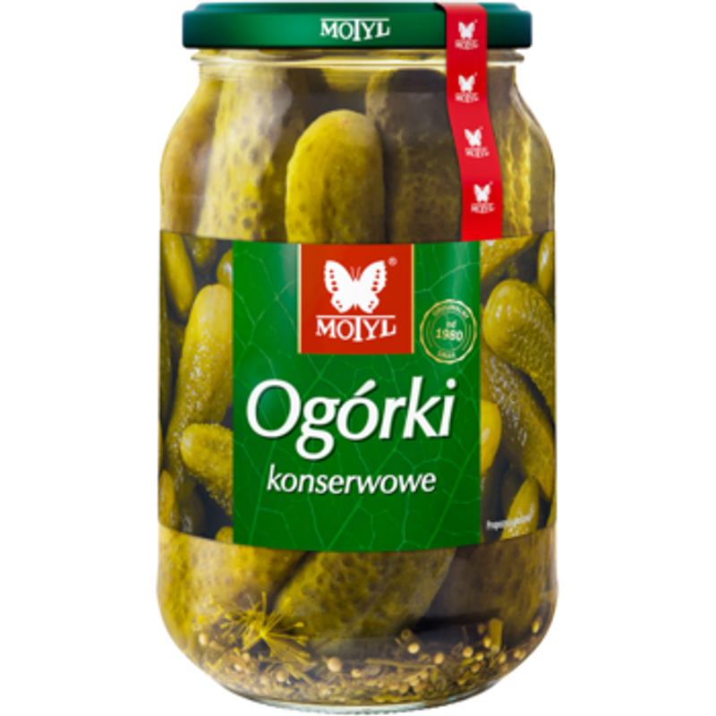 Ogórki konserwowe Motyl 860g (900ml)